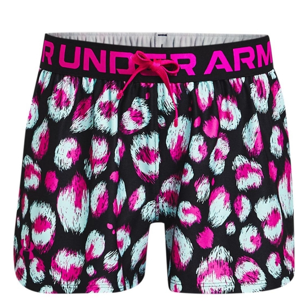🪐♡Under Armour Printed Shorts - Black and Pink